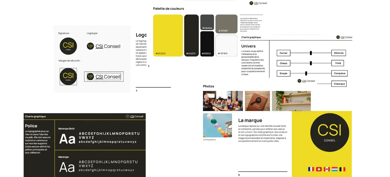 Charte graphique - Agence webdesign