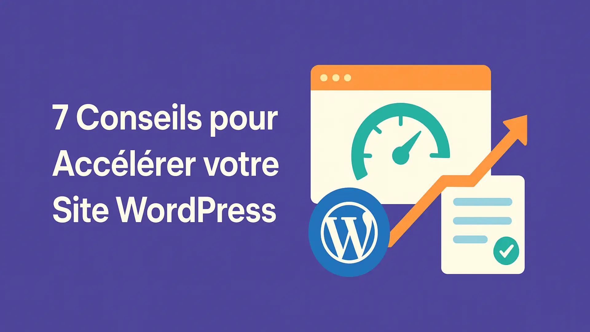 7 conseils pour accélérer son site wordpress